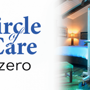 Circle of Care Logo, R-Zero Logo and R-Zero Arc Unit